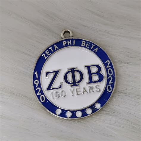 Wholesale Handmade Greek White Blue Letter Zeta Phi Beta For Bracelet