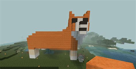 My Friend Built The Great Sphinx Of Corgis In Minecraft The Other Day R Minecraft