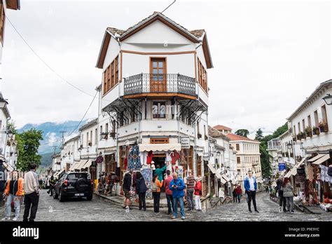 Albania, Gjirokaster, old town Stock Photo - Alamy