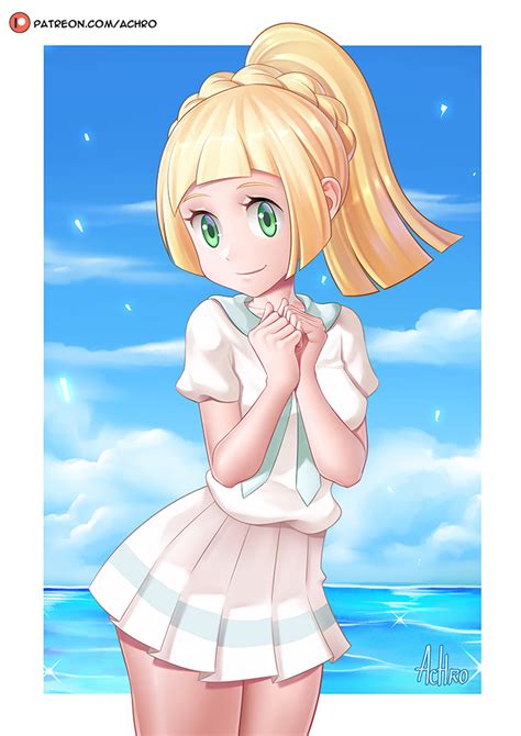 Lillie Pokémon By Achromaru On Newgrounds