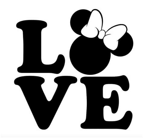 Pin By Anne Castella On Disney Cricut Stencils Minnie Cricut