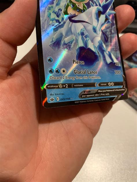 Ice Rider Calyrex V Ultra Rare Chilling Reign 045 198 NM Etsy