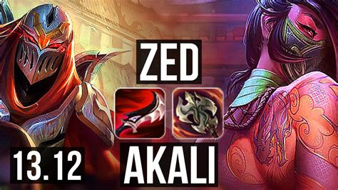 ZED Vs AKALI MID 8 0 1 1900 Games 6 Solo Kills 1 4M Mastery