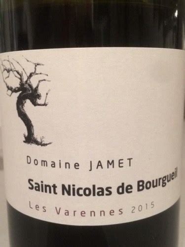 Vallettes Domaine Jamet Les Varennes Saint Nicolas De Bourgueil Vivino Us