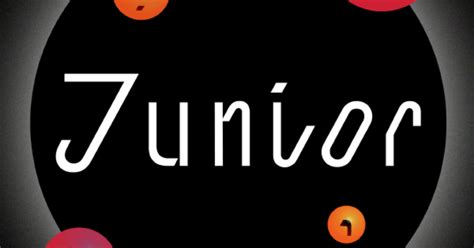 Шрифт Джуниор