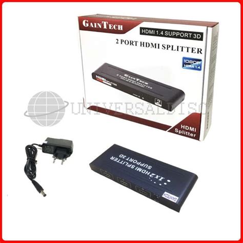 Promo HDMI Splitter 2 Port Gaintech Diskon 23 Di Seller Rocho Store