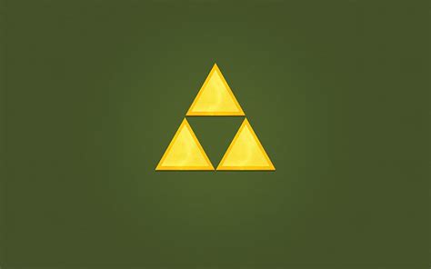 The Legend Of Zelda Triforce Minimalism Video Games Minimalist