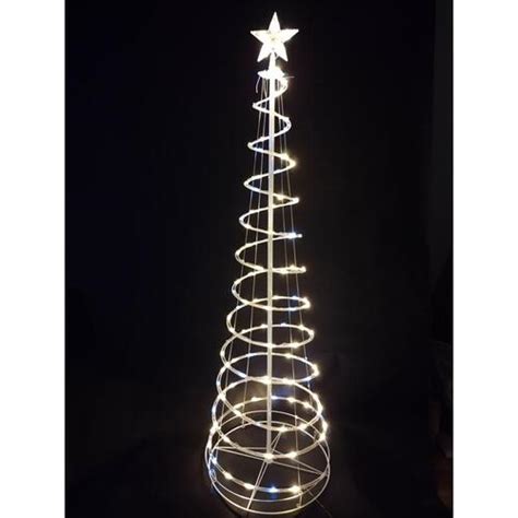 Celebrations Yard Decor Led Spiral Cone With Star Ft