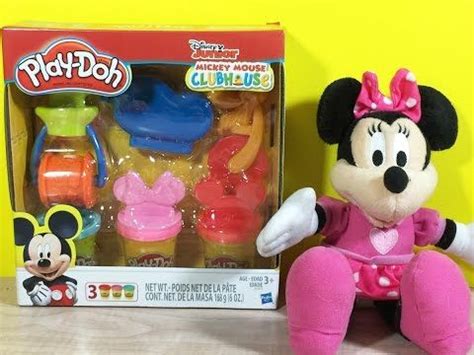 Play Doh Mickey Mouse Clubhouse And Minnie Mouse Mickey Mouse