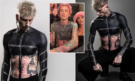 Machine Gun Kelly Debuts Shocking New Tattoo Covering His Entire Upper