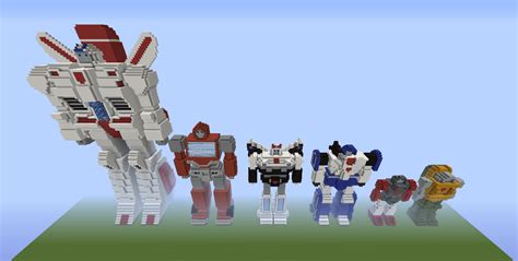 Minecraft Pixel Art Transformers