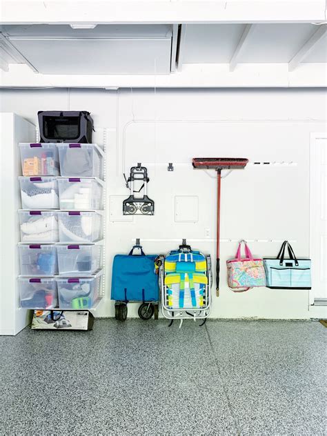 Simply Done Organized Garage Wall Simply Organized