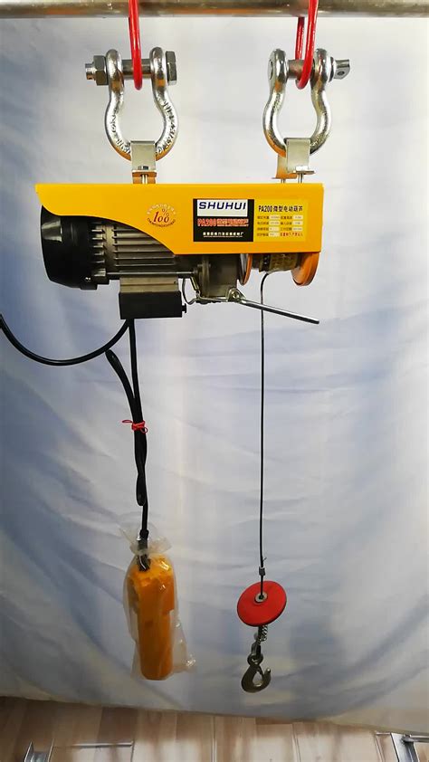 Micro Electric Wire Rope Hoist Pa Type Buy Electric Hoist Kg