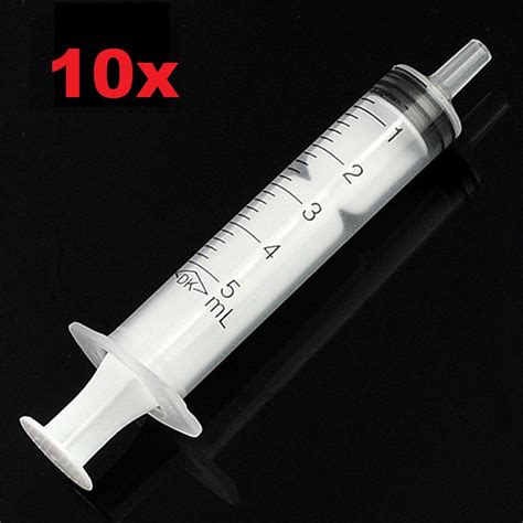 X Ml Disposable Plastic Luer Slip Tip Syringe Liquid Graduated Cc