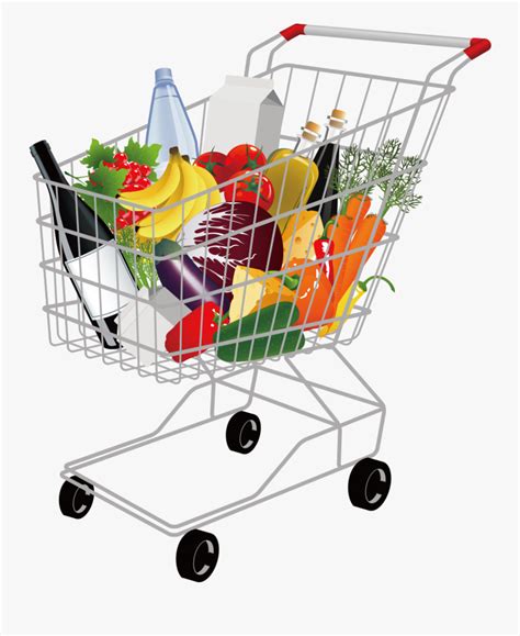 grocery shopping cart clipart 10 free Cliparts | Download images on ...