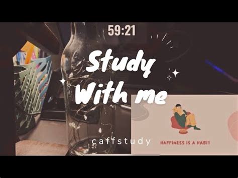 Late Night Study With Me Rain Ambience 1 Hr IRL YouTube