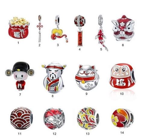 Chinese New Year, Spring Festival Theme Charm Collection, Lucky Carp ...