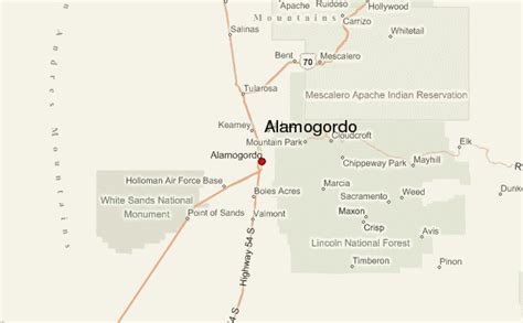 Alamogordo New Mexico Map