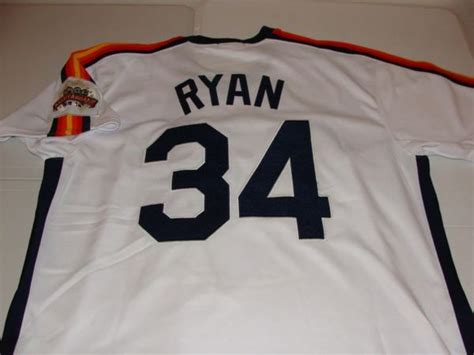 #34 NOLAN RYAN Houston Astros MLB Pitcher White 1986 All-Star Throwback Jersey | Lone Star ...