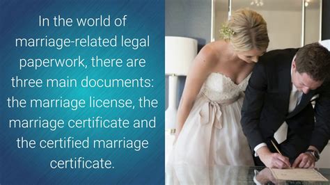 The Difference Between A Marriage License A Marriage Certificate And A