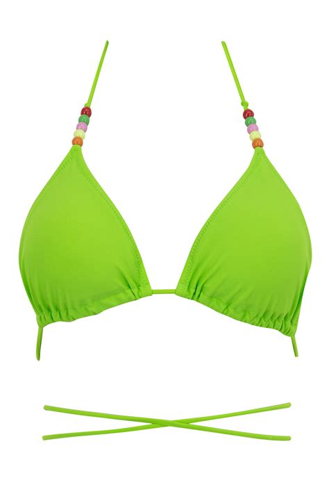 Green Woman Regular Fit Bikini Top Defacto