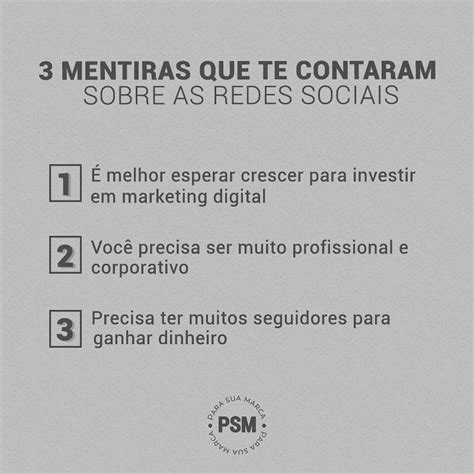 3 Mentiras Que Te Contaram Sobre As Redes Sociais 1 Isso Não Faz