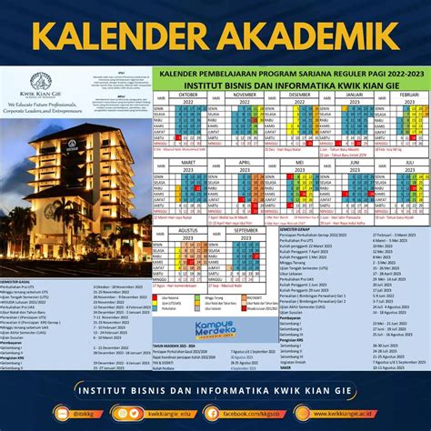 Kalender Akademik Kampus Kwik Kian Gie