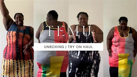 Temu Plus Size Try On Haul Unboxing Review Size 5X 6X US SIZE 3X