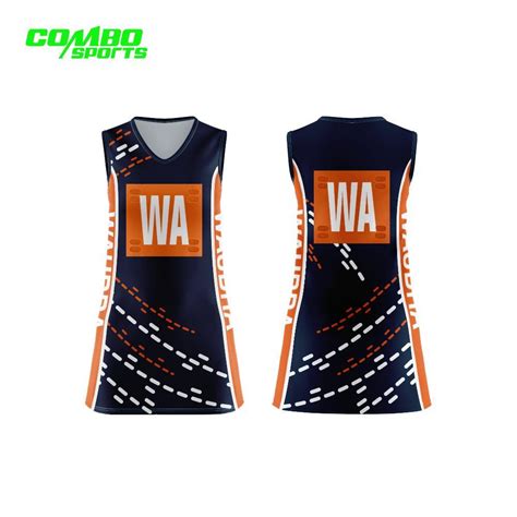 Hot Sale 2021 Design Netball Wear For Women Custom Made Women Netball