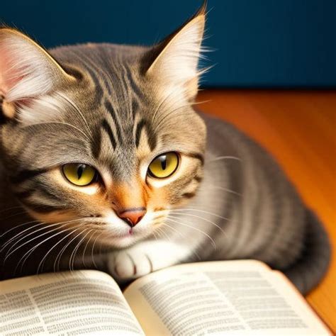 Cat Reading a Book by Zena686 on DeviantArt