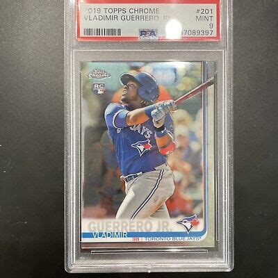 Vladimir Guerrero Jr Topps Chrome Rookie Rc Psa Mint Ebay