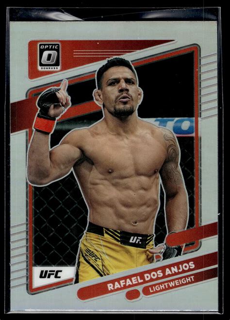 Rafael Dos Anjos 2022 Panini Donruss Optic UFC Holo Silver Prizm Card