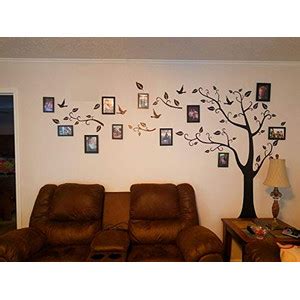 Promo Large Family Tree Wall Decal,Black Picture Tree Wall Decor ...