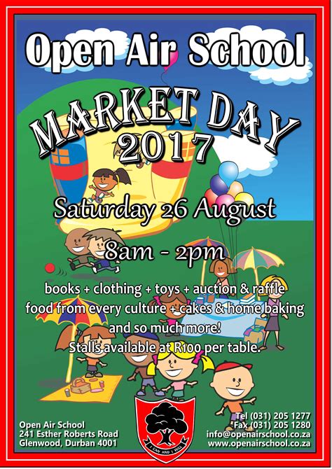 Open Air School » Market Day 2017