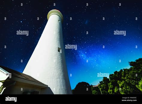 Split Point Lighthouse at night Stock Photo - Alamy