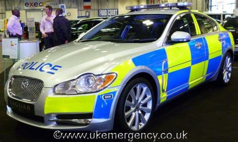 A Police Car Is On Display At An Event