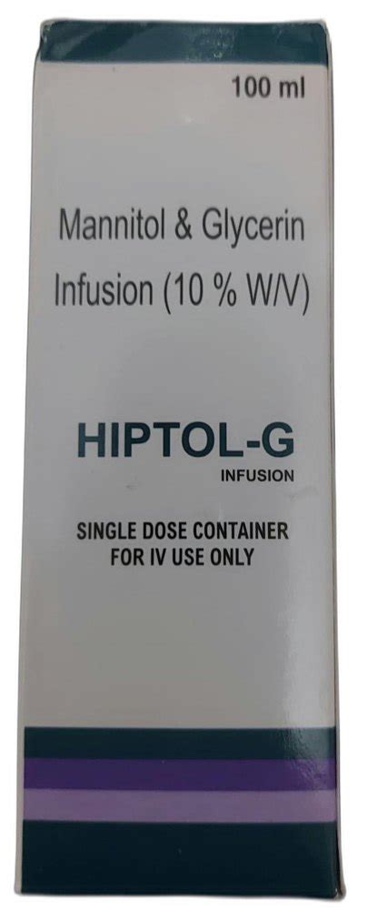 Mannitol And Glycerin Infusion For Hospital Packaging Size Ml At