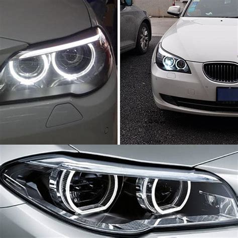 For BMW 5 Series E60 E61 LCI Headlight 20W Canbus LED Angel Eyes Halo