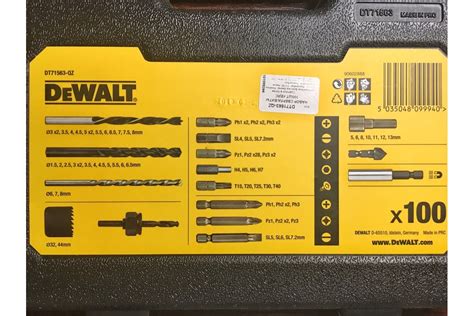 Набор сверла/биты 100 шт. DEWALT DT71563 - выгодная цена, отзывы ...