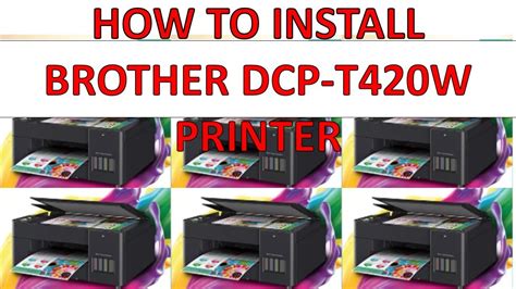 HOW TO INSTALL BROTHER DCP T420W PRINTER Pls Select Full Software