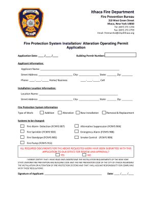 Fillable Online Ithaca Fire Department City Of Ithaca Fax Email Print