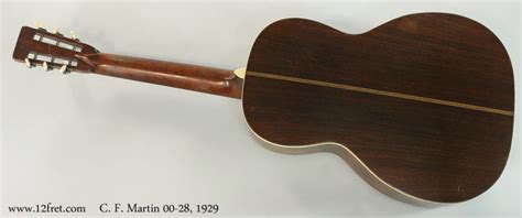 1929 C F Martin 00 28 Steel String Acoustic Sold