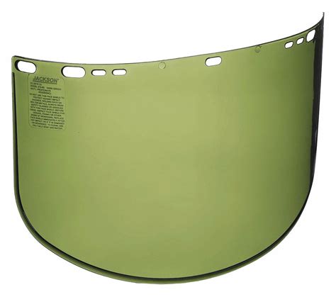 Jackson Safety Green Uncoated Face Shield 33va21 29086 Grainger