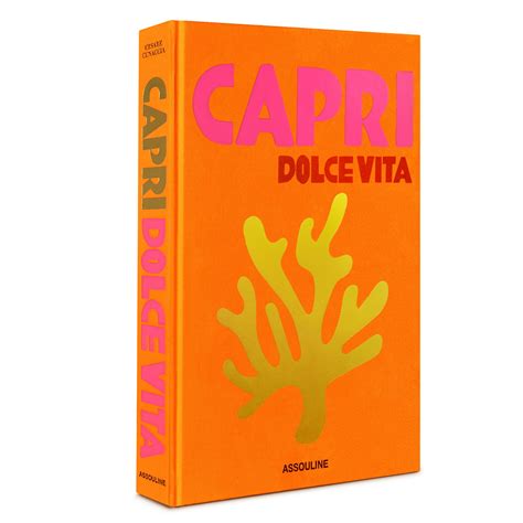 Livre Capri Dolce Vita Collection Assouline Esprit Famille