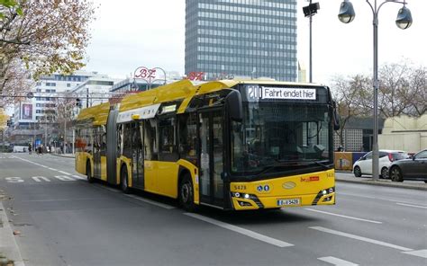 New Solaris Urbino Electric Ge Der Bvg Wagen Auf Der Linie