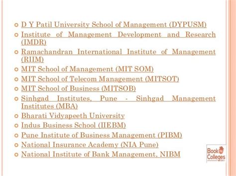 Find Best MBA Colleges In Pune