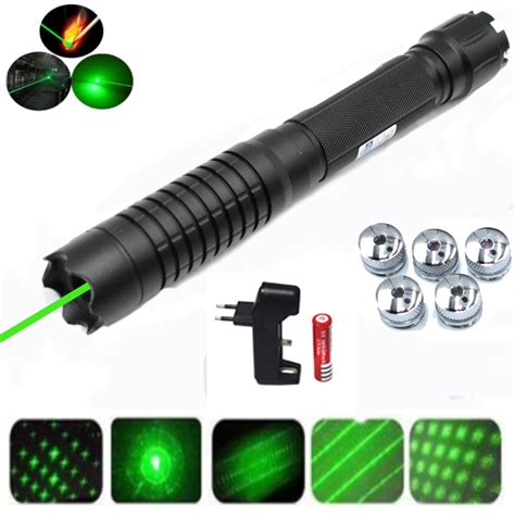 Hunting High Power G Green Lasers Adjustable Focus Burning Nm