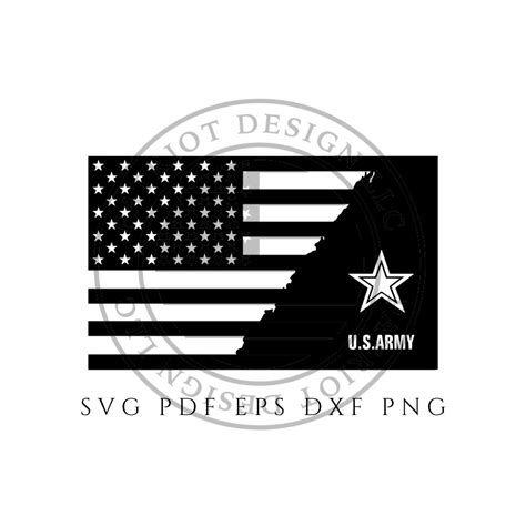 Army Flag US Army Army Logo Flag American Flag Vector | Etsy