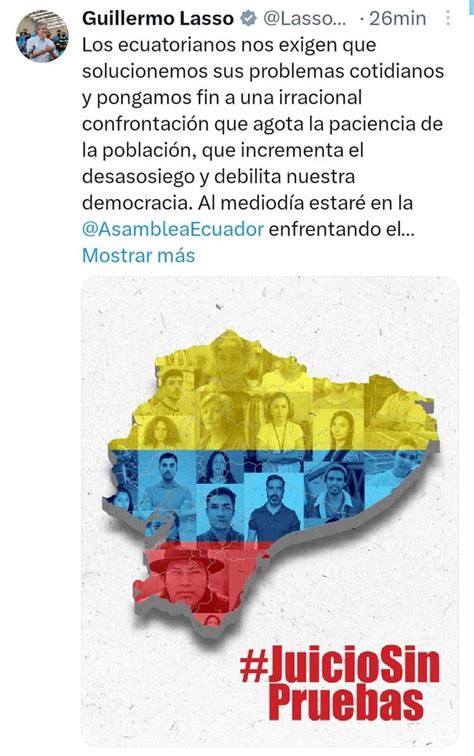 Revista Vistazo On Twitter 🔴el Presidente Lassoguillermo Aseguró En