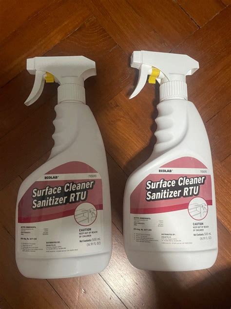 Explain Surface Cleaner Sanitizer Rtu Furniture And Home Living Kitchenware And Tableware Other